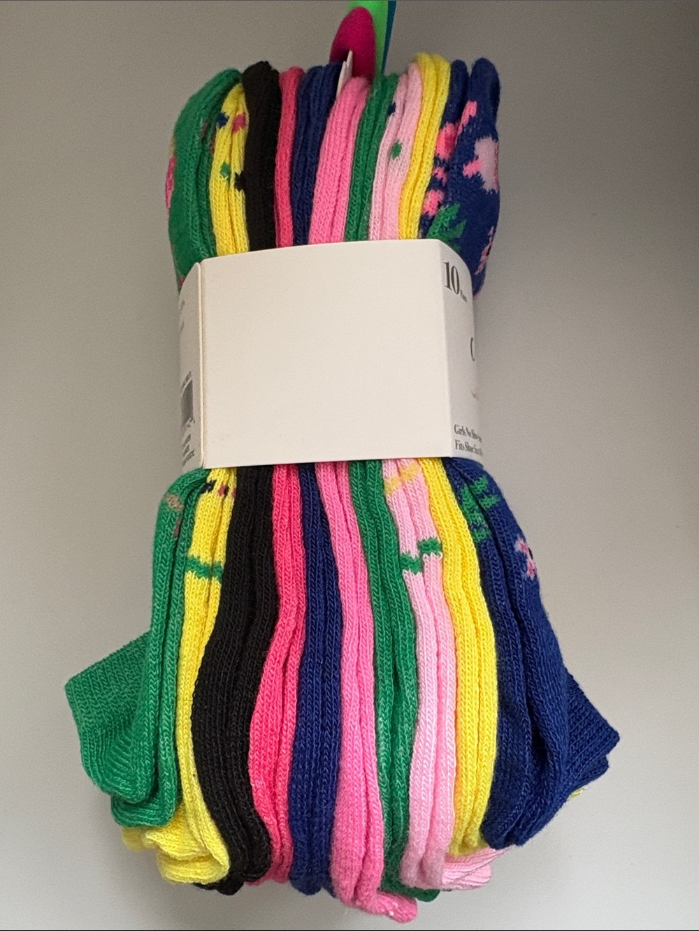 NWT [Alexa Rose] 10x Pairs No-Show Socks Girls Sz 10.5 - 4 + 3x Hair Elastics - Picture 6 of 10